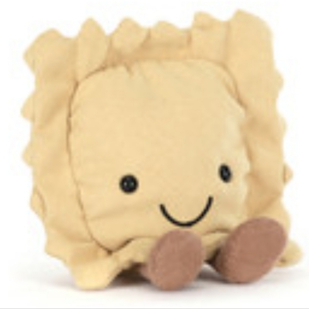 Jellycat Amuseables Ravioli 5.1x4.3x2" Soft and Plush NWT Authentic